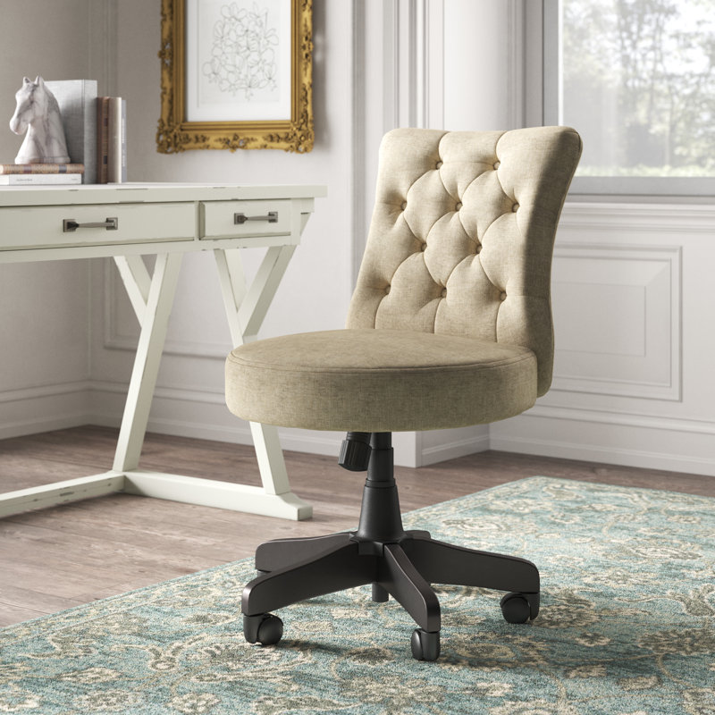 Kelly Clarkson Home Natchez Mid Back Tufted Task Chair & Reviews | Wayfair